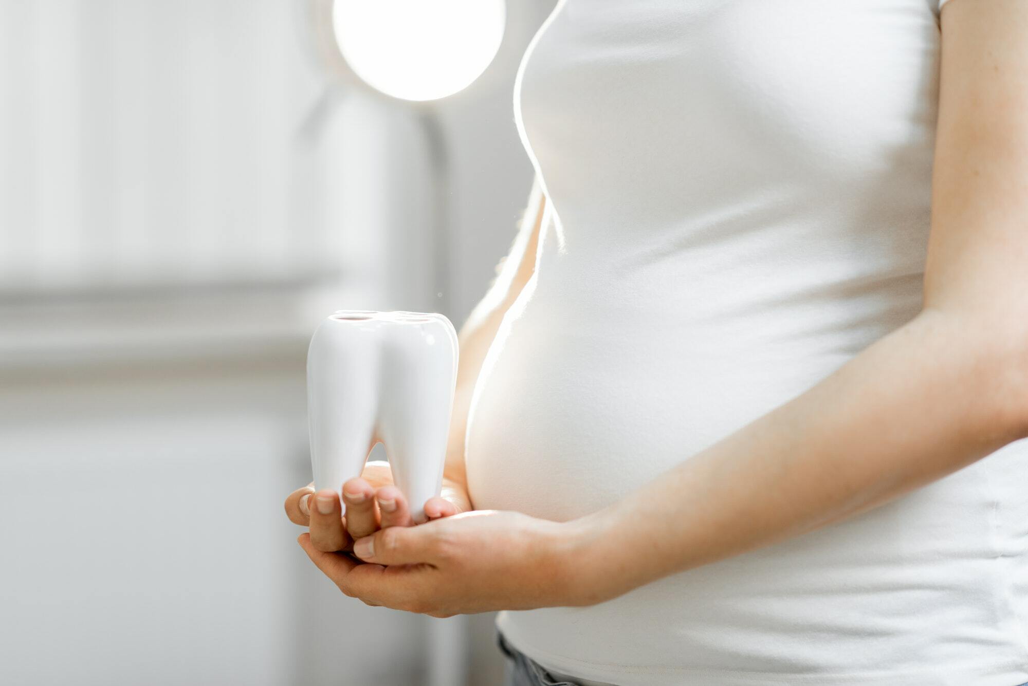 Dental health concept during a pregnancy