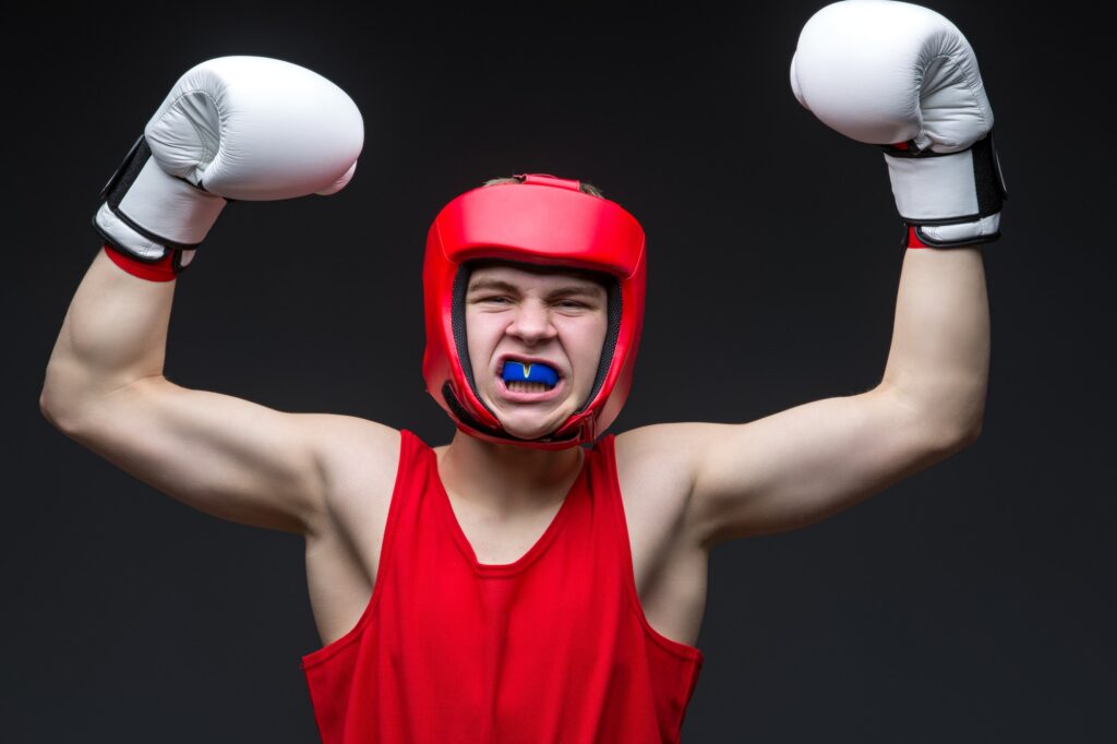 Young boxer winner